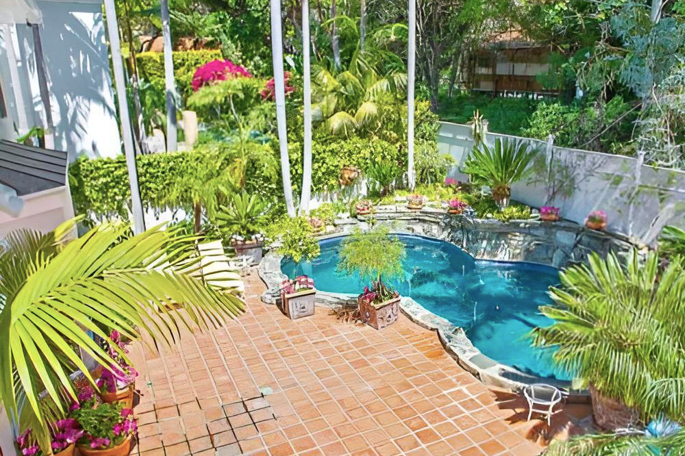 Pool inside a rehab center